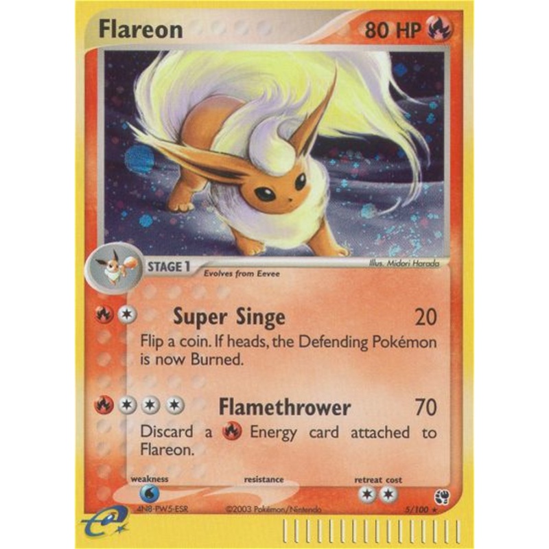 Flareon (5/100) [EX: Sandstorm]