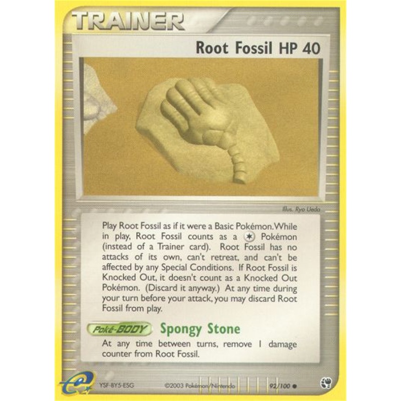 Root Fossil (92/100) [EX: Sandstorm]