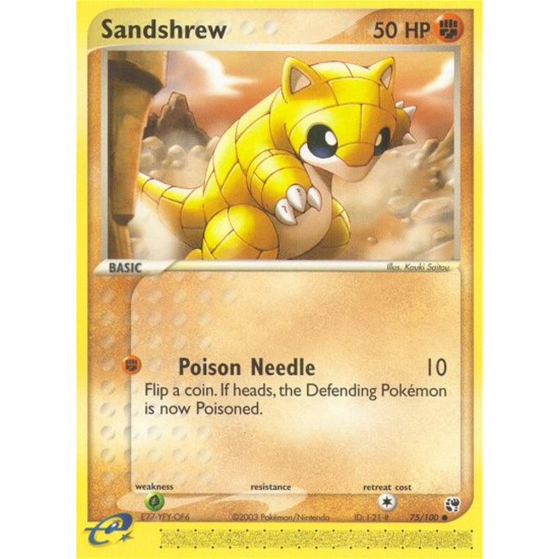 Sandshrew (75/100) [EX: Sandstorm]
