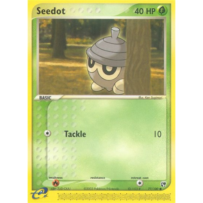 Seedot (77/100) [EX: Sandstorm]