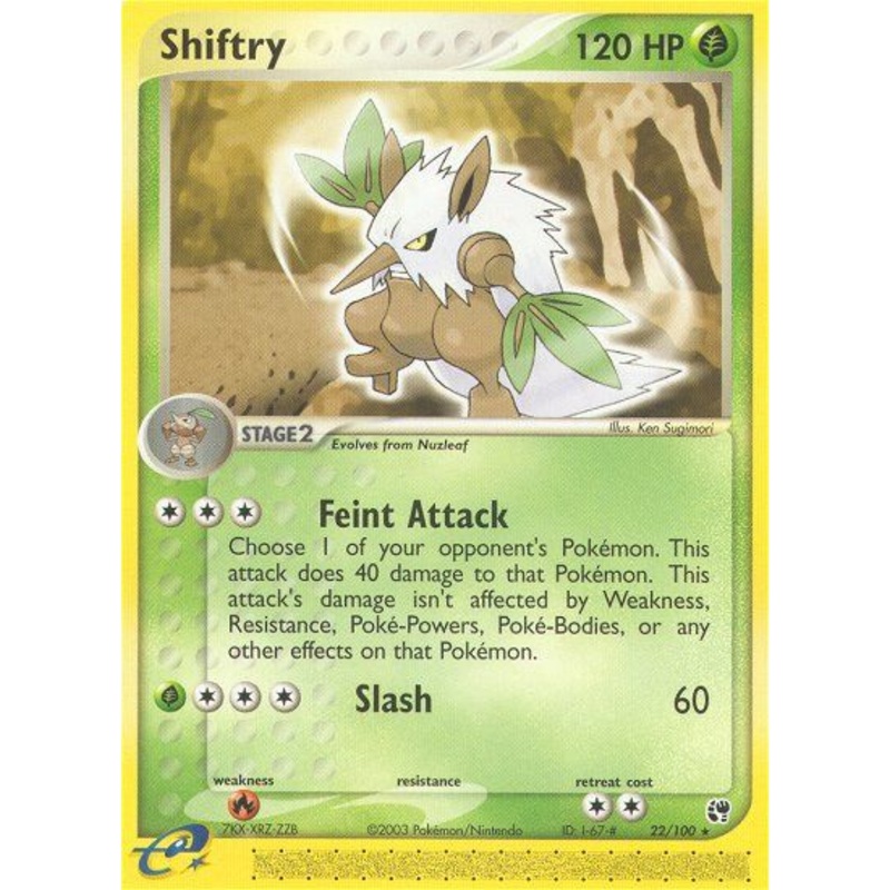 Shiftry (22/100) [EX: Sandstorm]