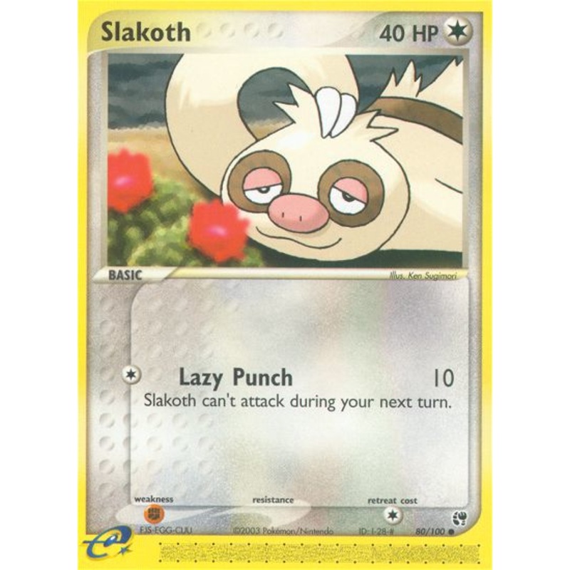 Slakoth (80/100) [EX: Sandstorm]