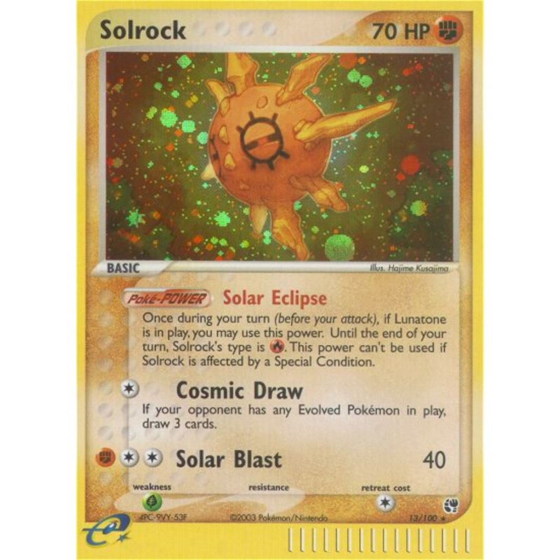 Solrock (13/100) [EX: Sandstorm]