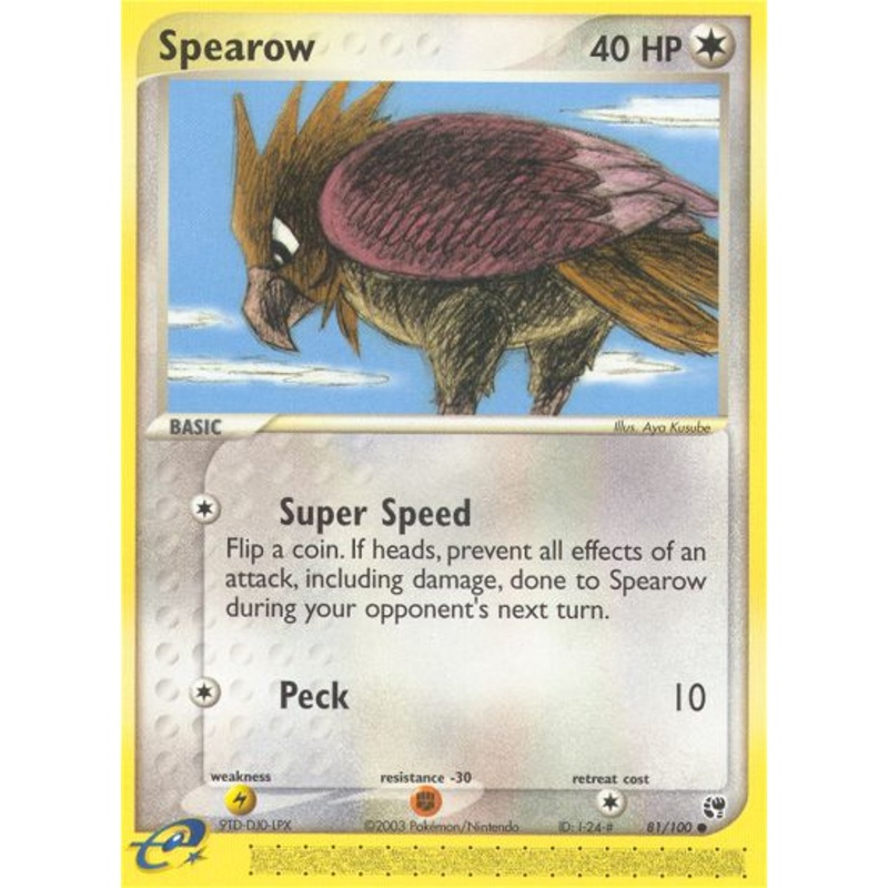 Spearow (81/100) [EX: Sandstorm]