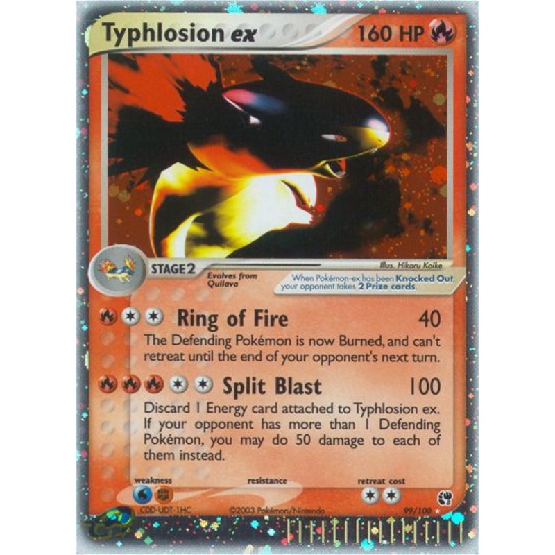Typhlosion ex (99/100) [EX: Sandstorm]