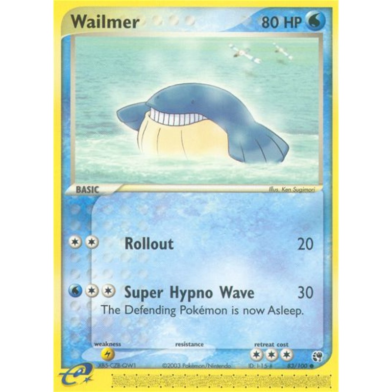 Wailmer (83/100) [EX: Sandstorm]