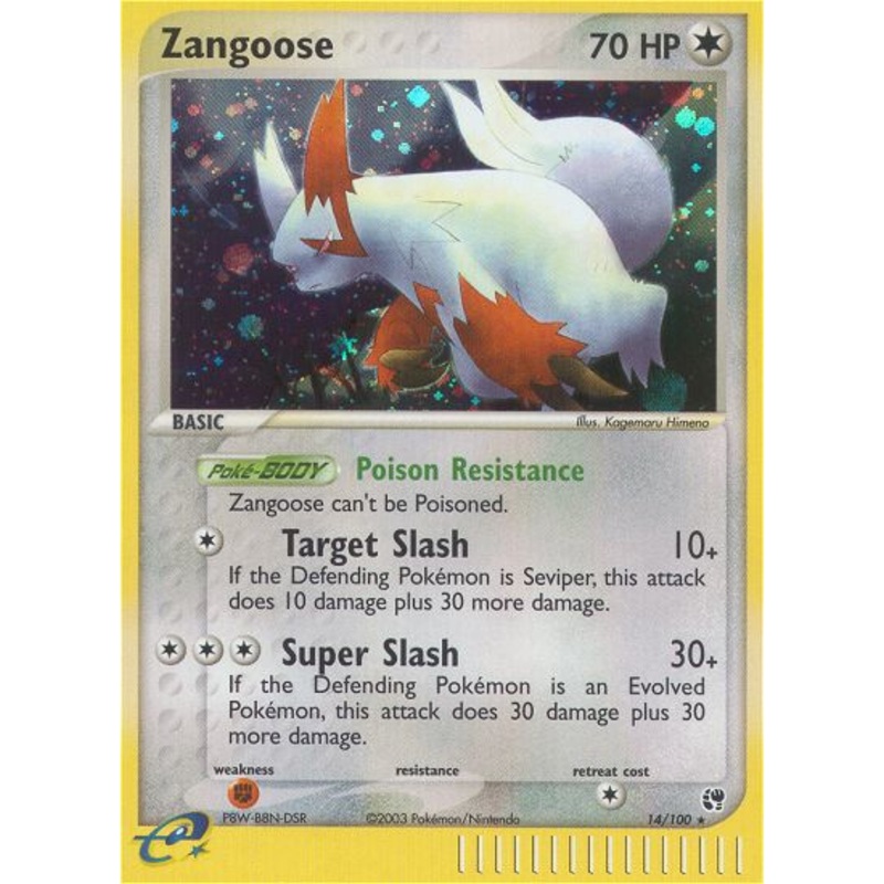 Zangoose (14/100) [EX: Sandstorm]