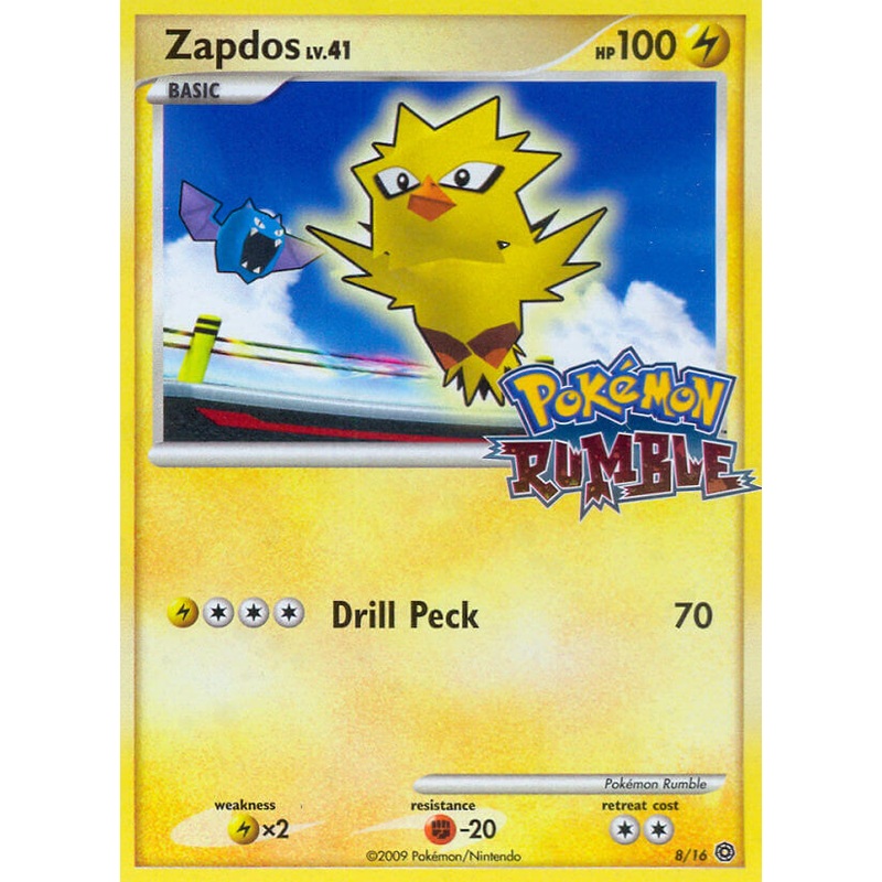 Zapdos (8/16) [Pokmon Rumble]