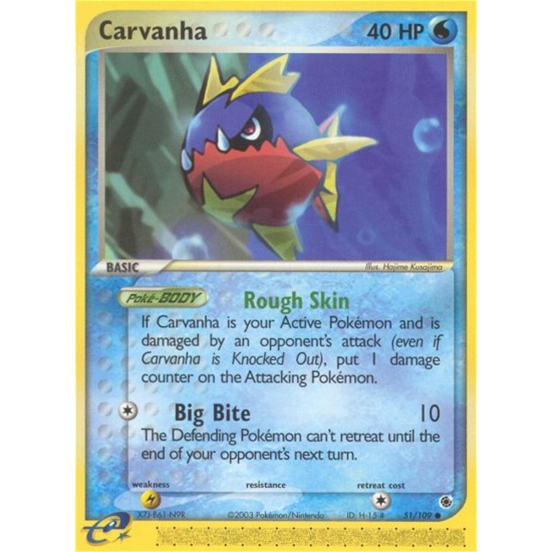 Carvanha (51/109) [EX: Ruby & Sapphire]