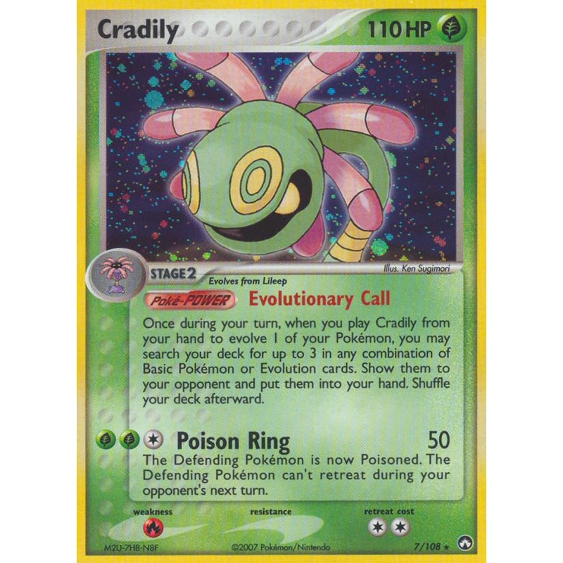 Cradily (7/108) [EX: Power Keepers]