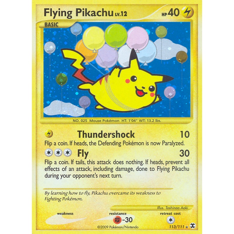 Flying Pikachu (113/111) [Platinum: Rising Rivals]