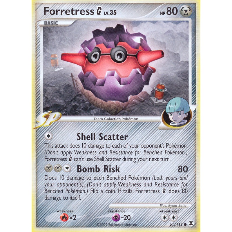 Forretress G (61/111) [Platinum: Rising Rivals]