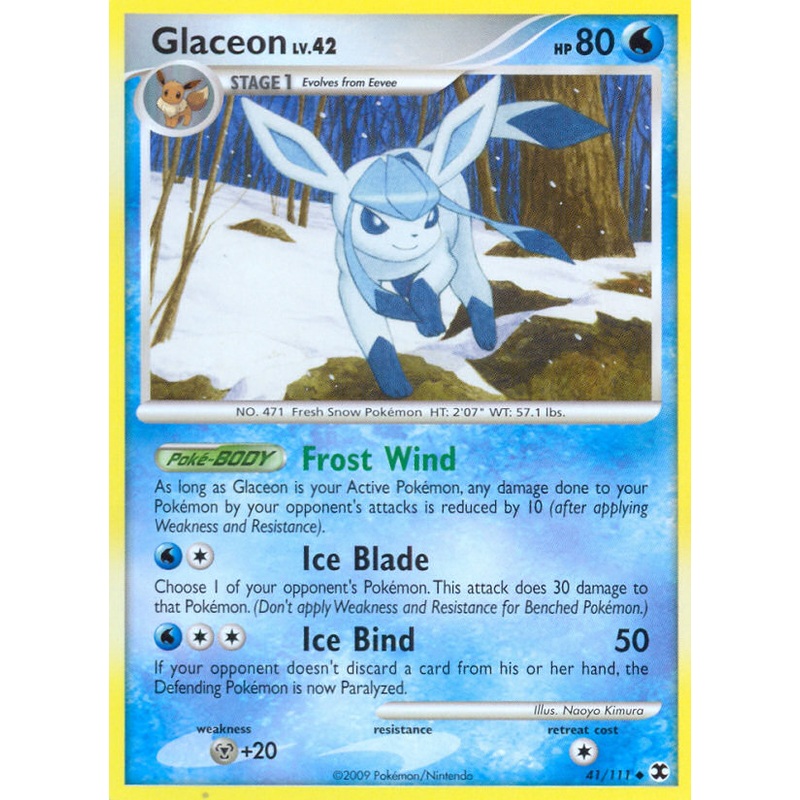 Glaceon (41/111) [Platinum: Rising Rivals]