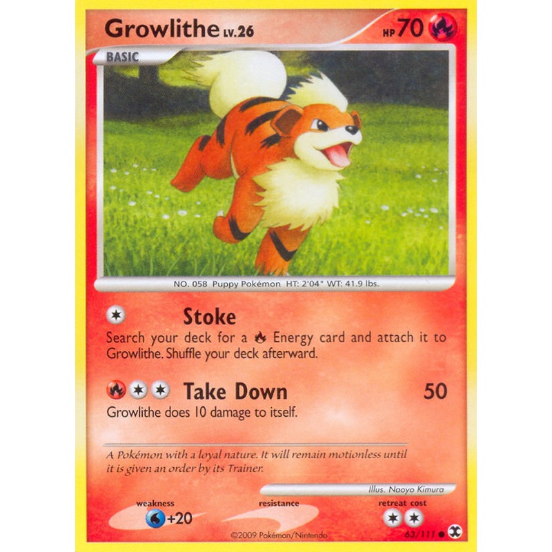 Growlithe (63/111) [Platinum: Rising Rivals]
