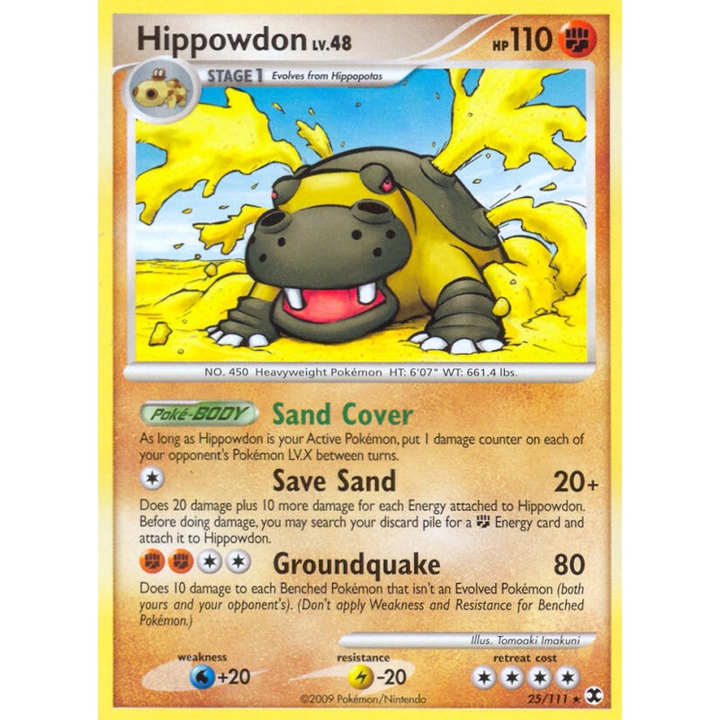 Hippowdon (25/111) [Platinum: Rising Rivals]