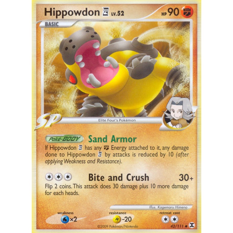 Hippowdon (42/111) [Platinum: Rising Rivals]