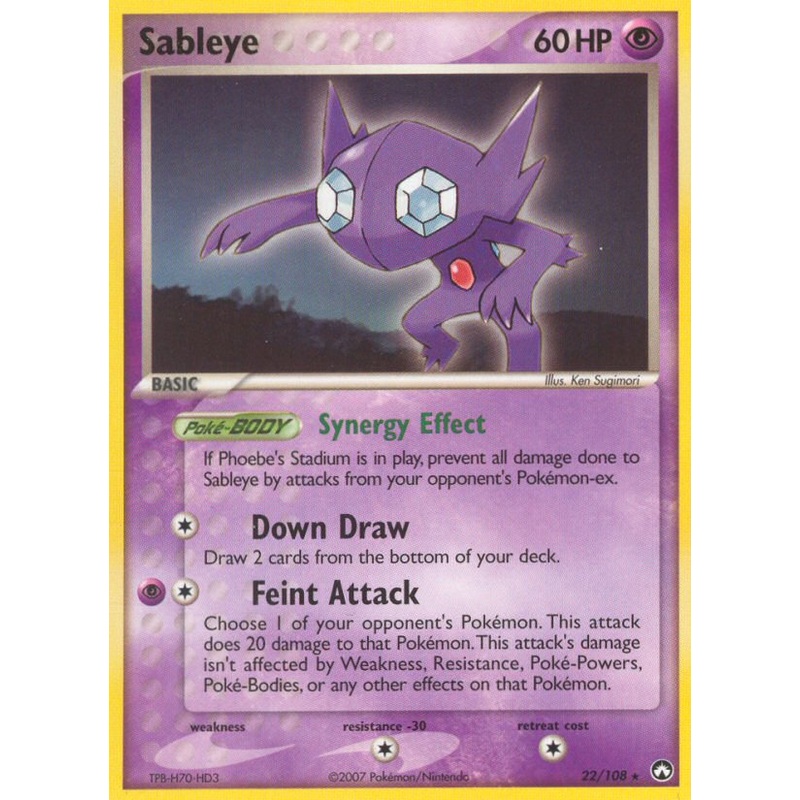Sableye (22/108) [EX: Power Keepers]