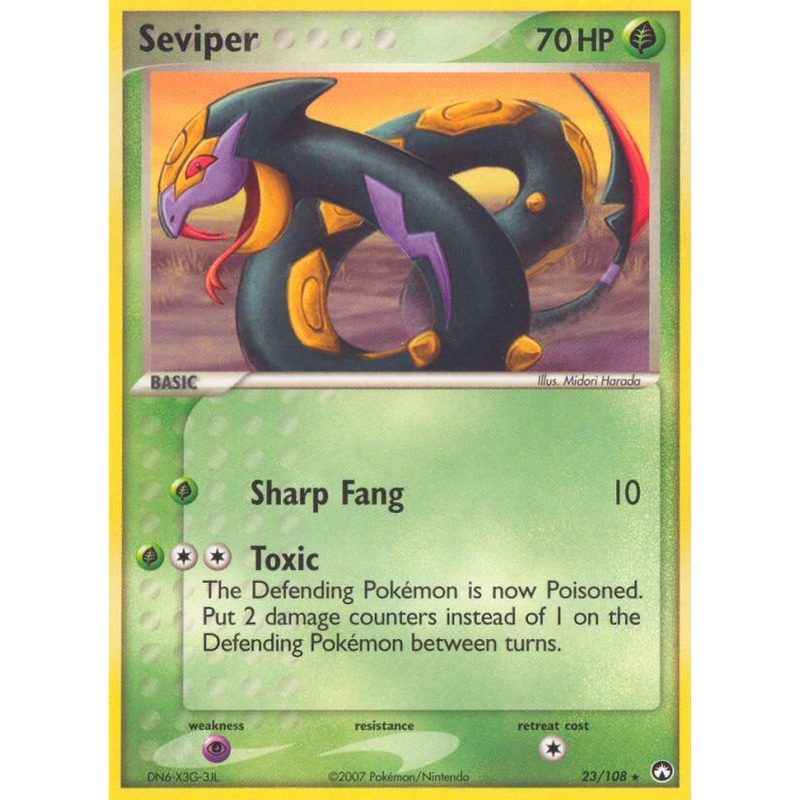 Seviper (23/108) [EX: Power Keepers]