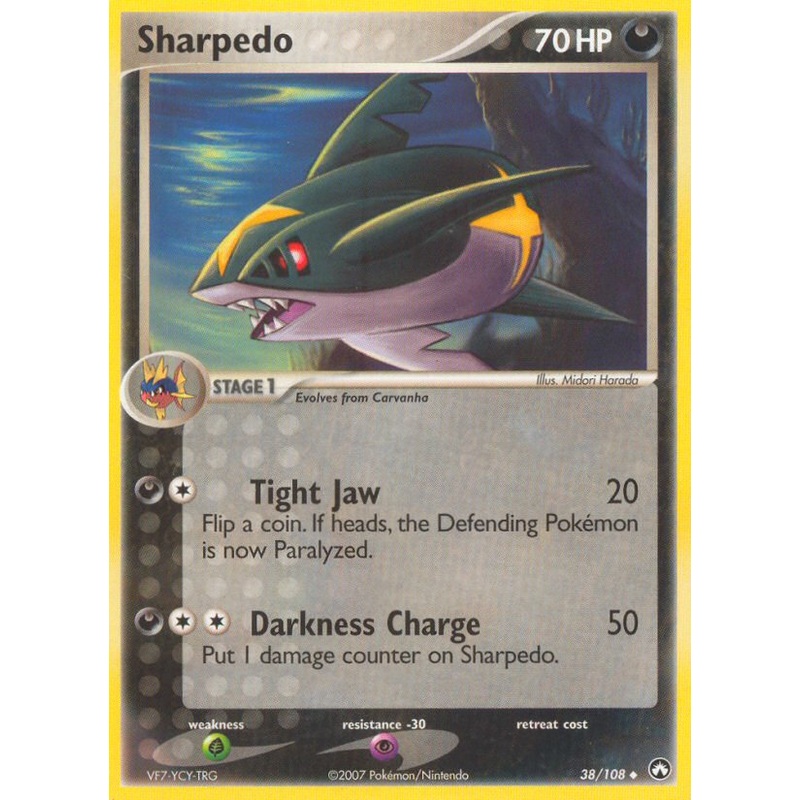 Sharpedo (38/108) [EX: Power Keepers]