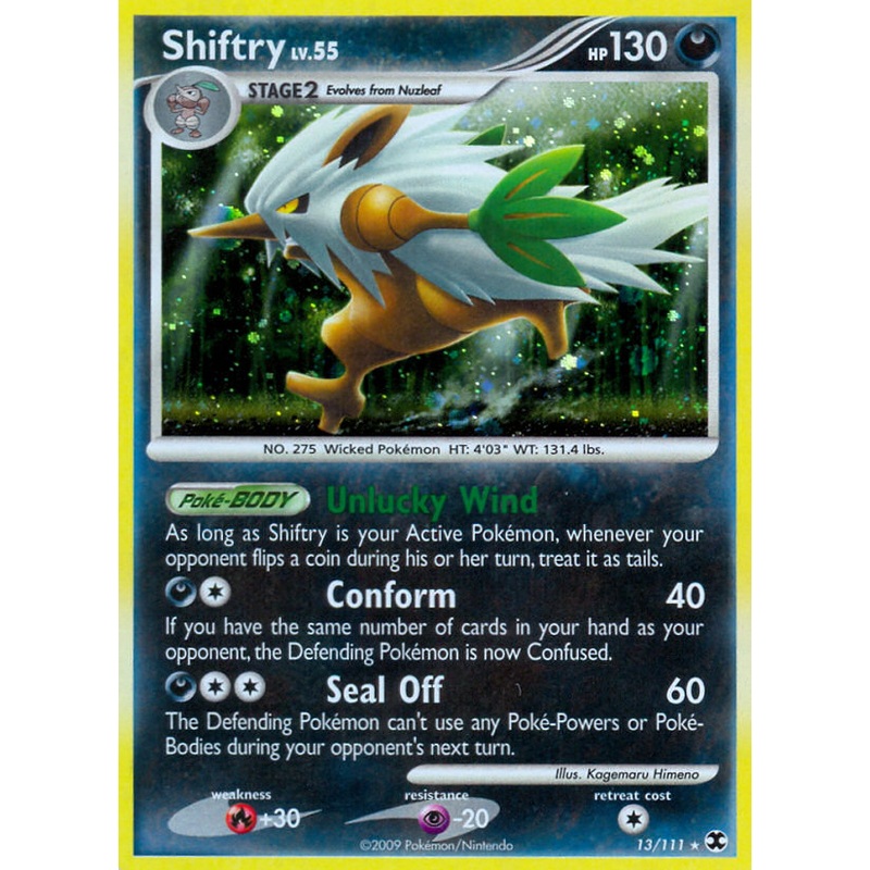 Shiftry (13/111) [Platinum: Rising Rivals]
