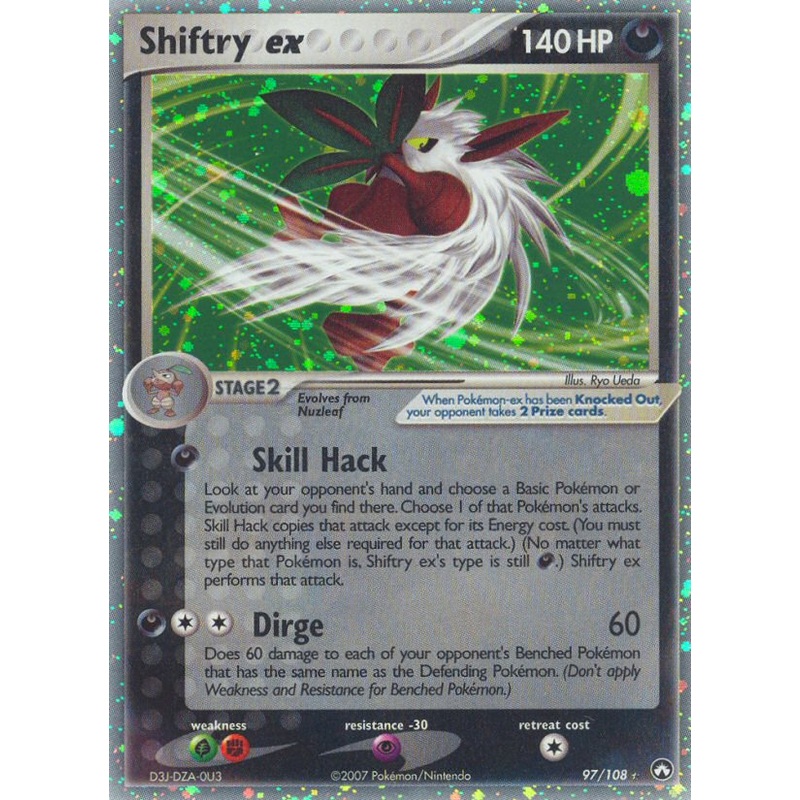 Shiftry ex (97/108) [EX: Power Keepers]