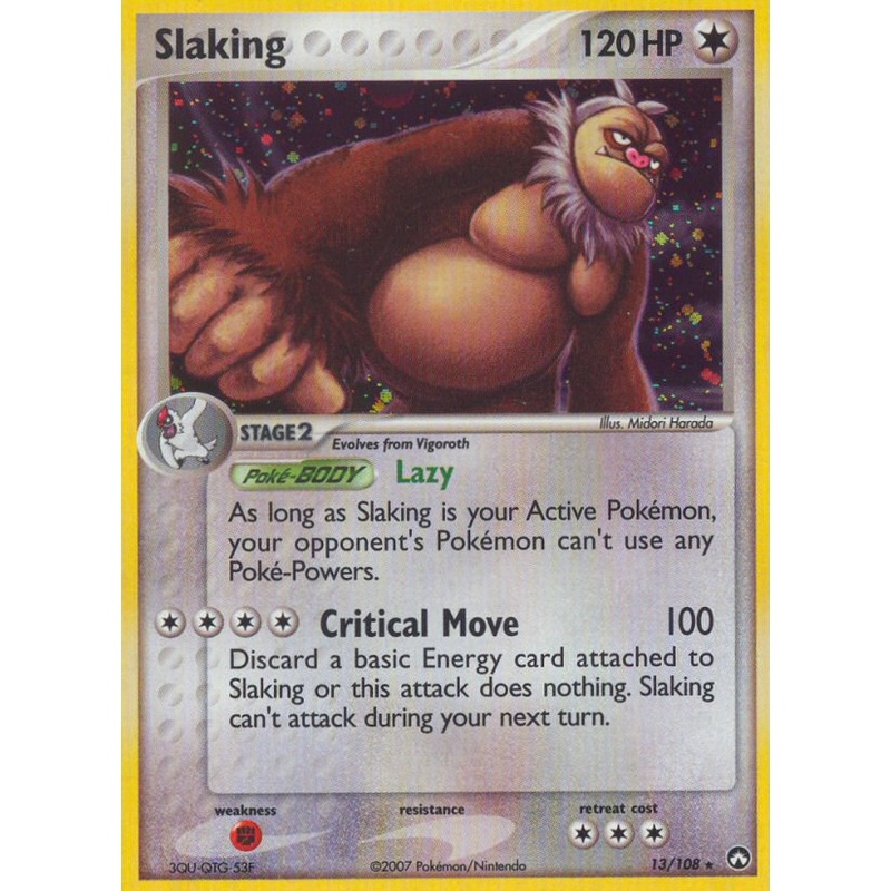 Slaking (13/108) [EX: Power Keepers]