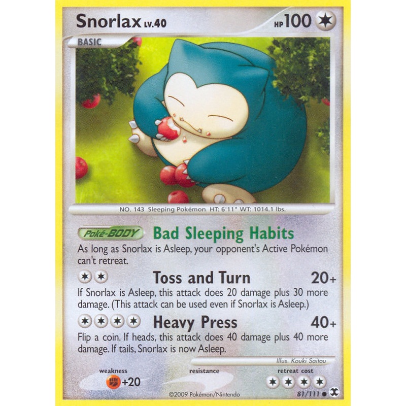 Snorlax (81/111) [Platinum: Rising Rivals]