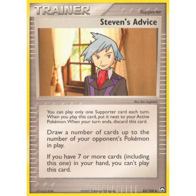 Steven's Advice (83/108) [EX: Power Keepers]