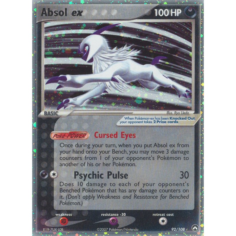 Absol ex (92/108) [EX: Power Keepers]