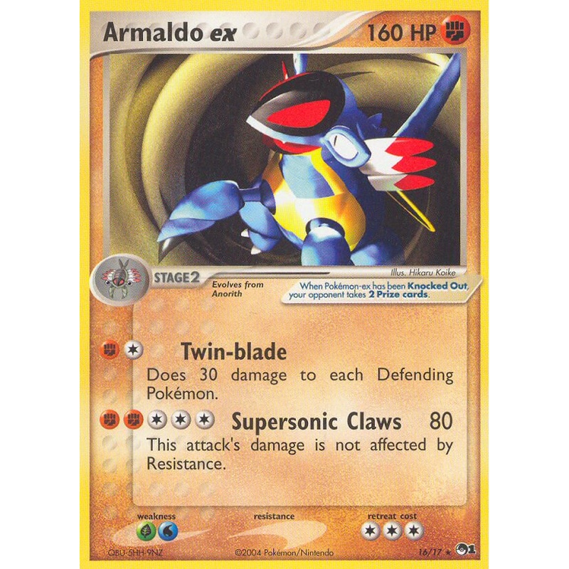 Armaldo ex (16/17) [POP Series 1]