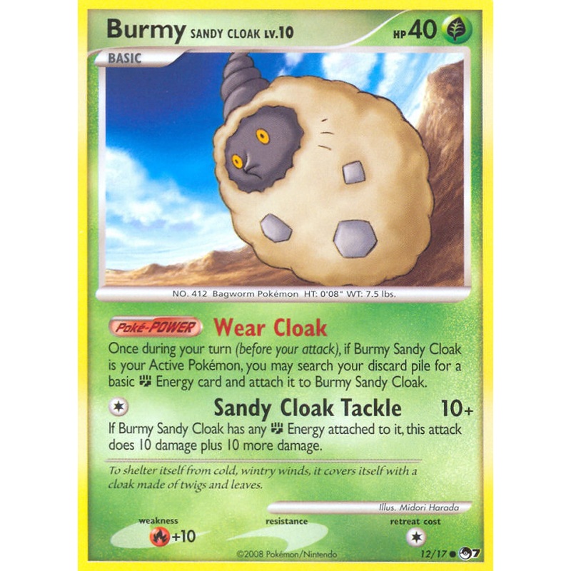 Burmy Sandy Cloak (12/17) [POP Series 7]