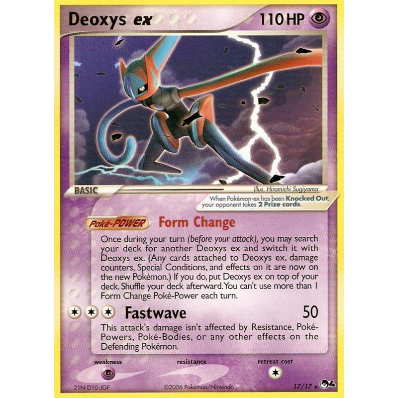 Deoxys ex (17/17) [POP Series 4]