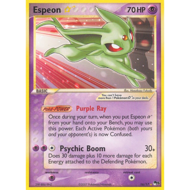 Espeon Star (16/17) [POP Series 5]