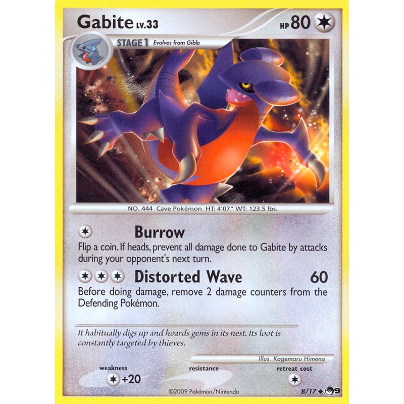 Gabite (8/17) [POP Series 9]