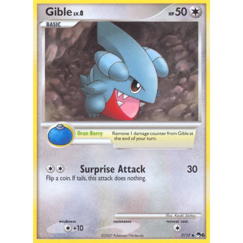 Gible (7/17) [POP Series 6]