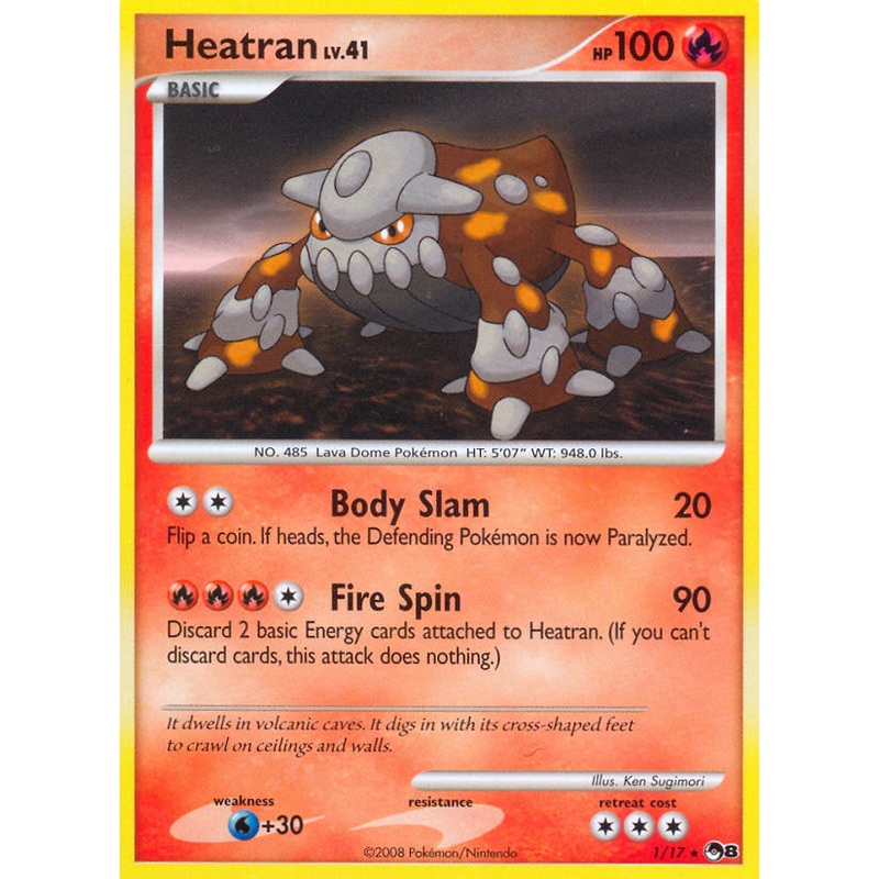 Heatran (1/17) [POP Series 8]