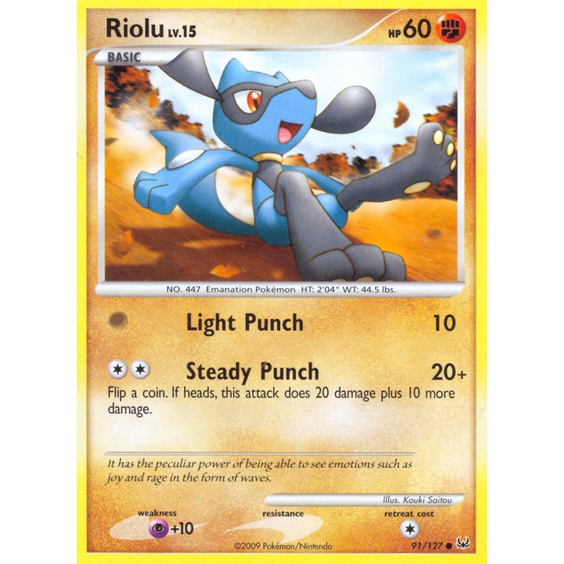 Riolu (91/127) [Platinum: Base Set]