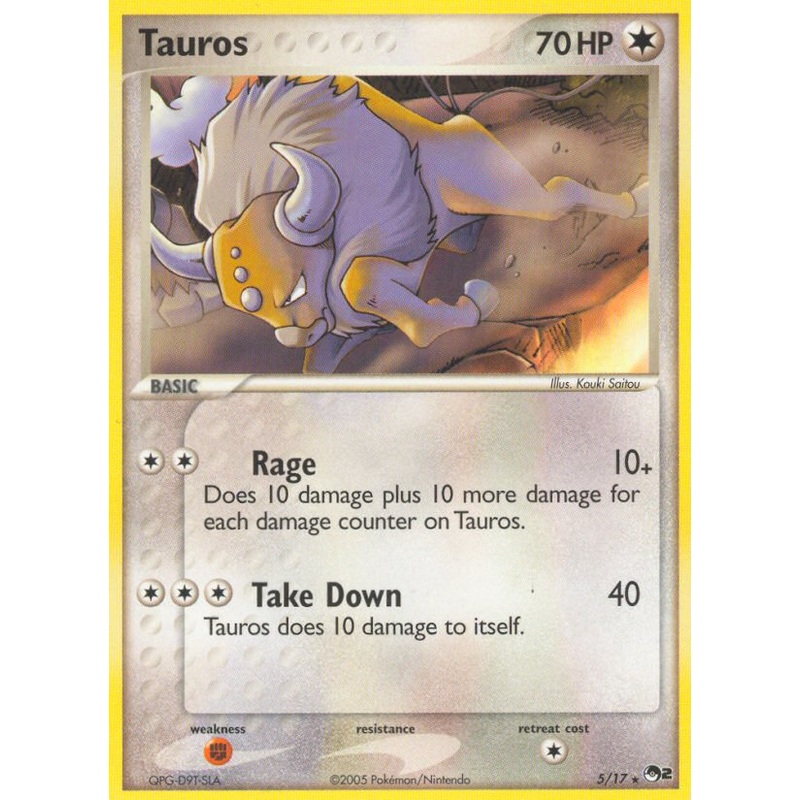 Tauros (5/17) [POP Series 2]