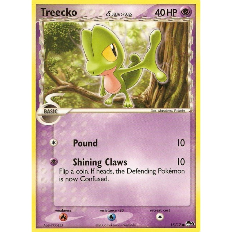 Treecko (15/17) (Delta Species) [POP Series 4]