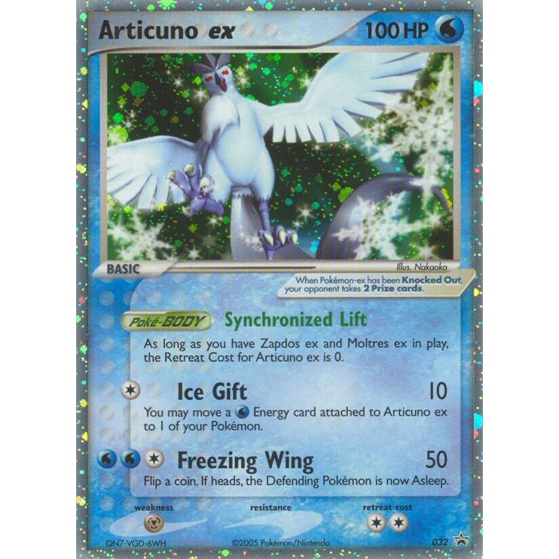 Articuno ex (032) [Nintendo: Black Star Promos]