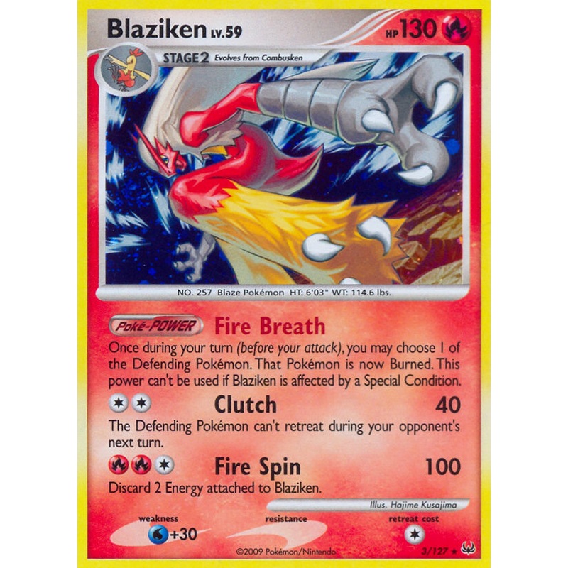 Blaziken (3/127) [Platinum: Base Set]