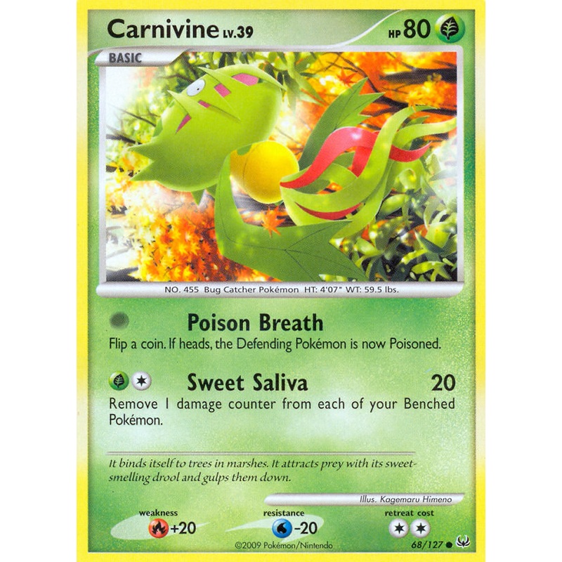 Carnivine (68/127) [Platinum: Base Set]