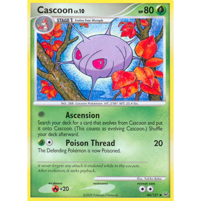 Cascoon (44/127) [Platinum: Base Set]