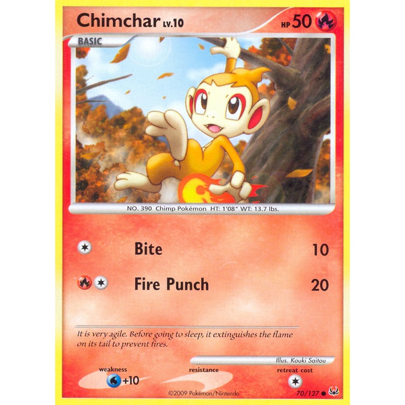 Chimchar (70/127) [Platinum: Base Set]