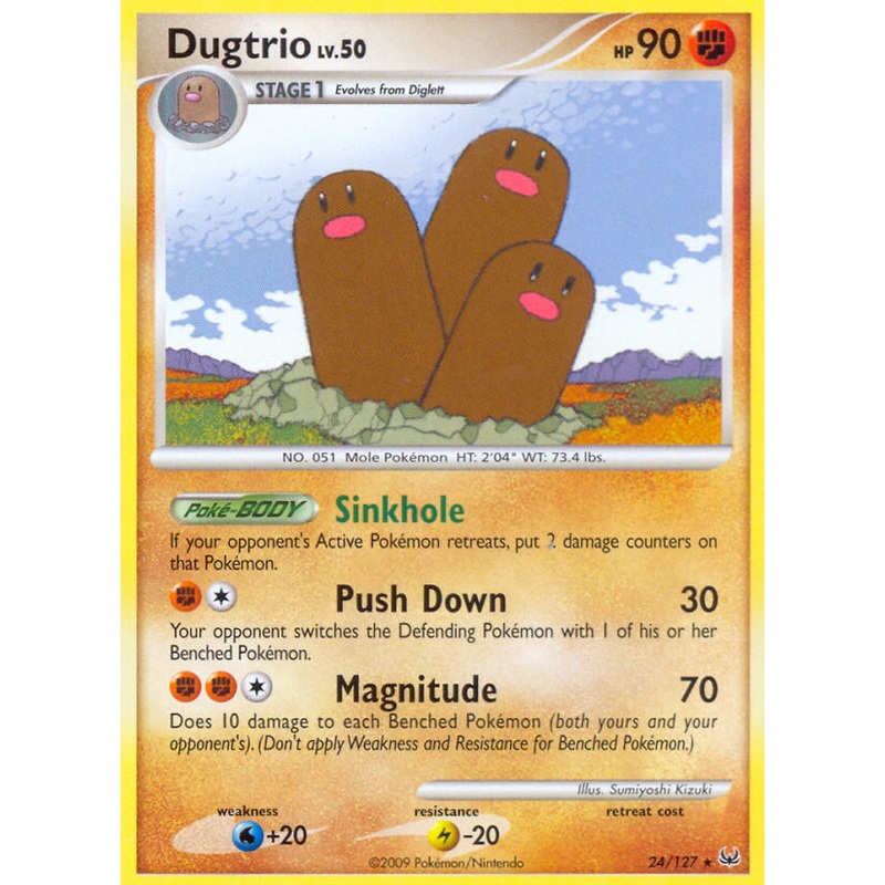 Dugtrio (24/127) [Platinum: Base Set]