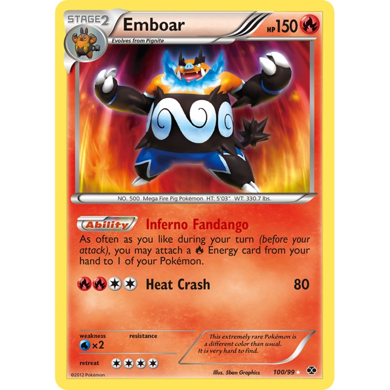 Emboar (100/99) [Black & White: Next Destinies]