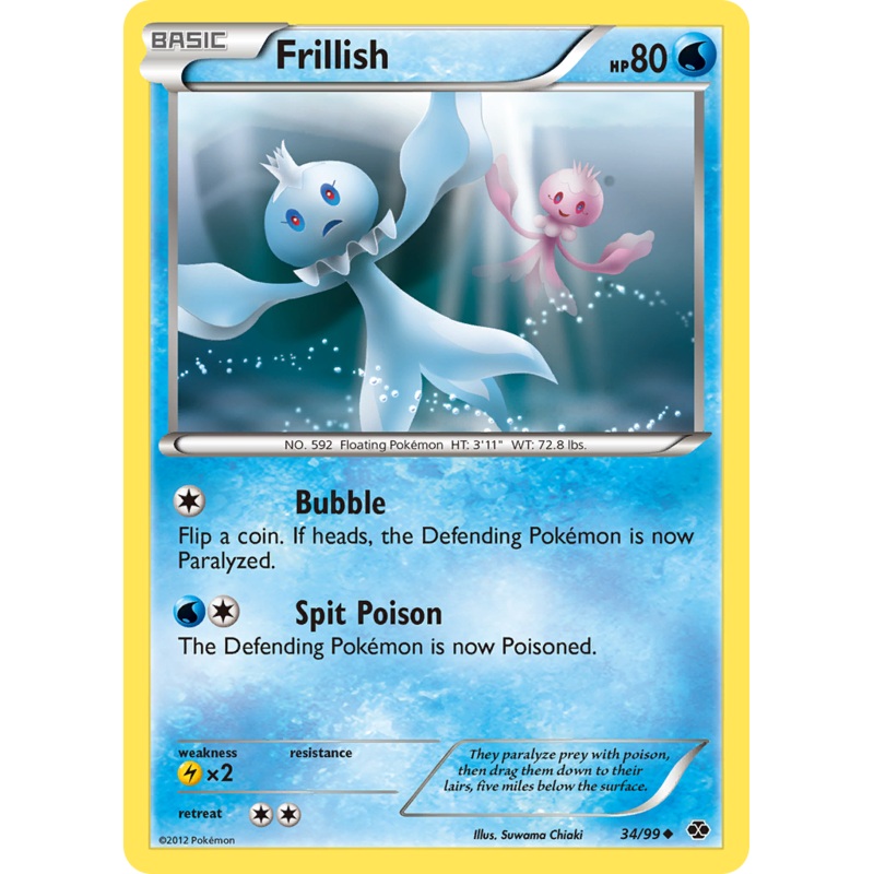 Frillish (34/99) [Black & White: Next Destinies]