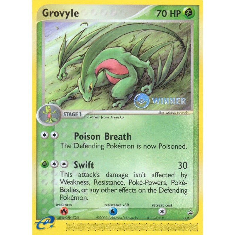 Grovyle (004) [Nintendo: Black Star Promos]