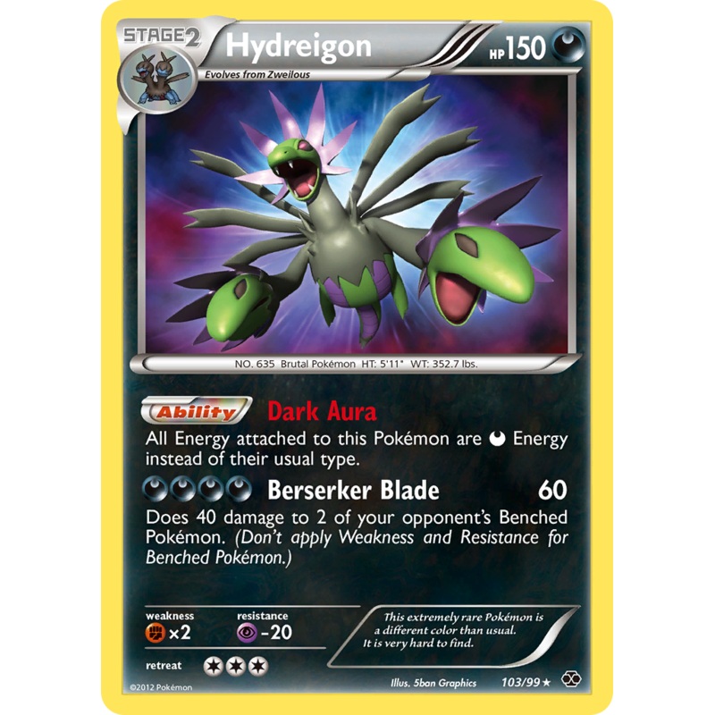 Hydreigon (103/99) [Black & White: Next Destinies]