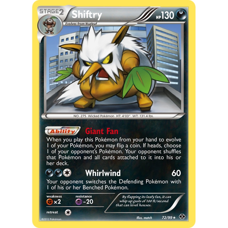 Shiftry (72/99) [Black & White: Next Destinies]